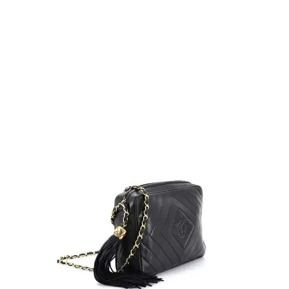 Chanel Vintage Diamond Cc Camera Bag #205080C41B - Picture 3 of 9